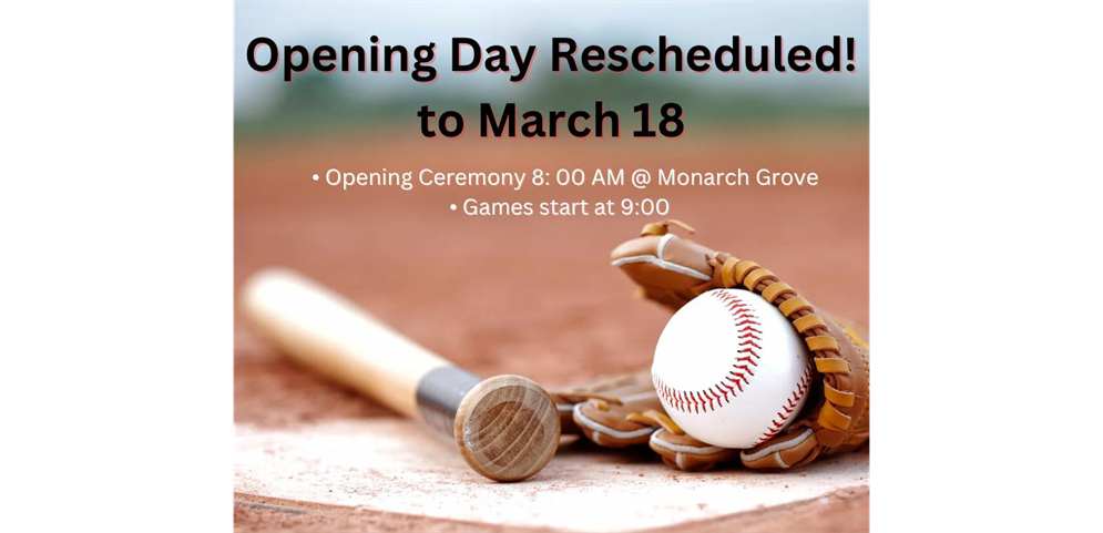 Opening Day Postponed to March 18, 2023